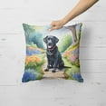 thumbnail image 2 of Labrador Retriever Spring Path Throw Pillow 18 in x 18 in, 2 of 5