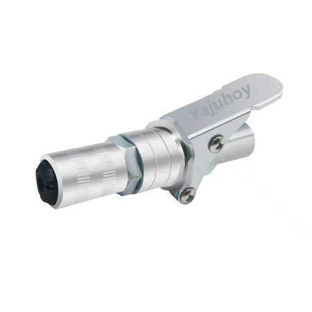

Yajuhoy Grease Gun Coupler Grease Gun Tips Quick Lock and Release Compatible with All Grease Guns
