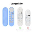 thumbnail image 4 of Hyasfey Housse de Protection en Silicone pour Télécommande avec Poignée Antidérapante Résistante aux Chocs Facile à Installer Étui pour Télécommande Google TV Streamer, 4 of 7