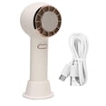 thumbnail image 1 of Mini ventilateur de poche portable rechargeable par USB avec plaque de refroidissement pour le maquillage des cils, pour enfants et femmes, blanc, 1 of 4