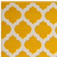 thumbnail image 5 of SAFAVIEH Montauk Proinsias Geometric Cotton Area Rug, Yellow/Ivory, 6' x 6' Square, 5 of 7