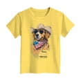 thumbnail image 5 of Quealent 250 Years USA Shirt for Kids 1776 American Flag Graphic Shirt Boys Girls Patriotic Short Sleeve 4th of July Tee Top 4-13Y (Yellow, 11-12 Years), 5 of 5