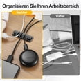 thumbnail image 4 of Maytalsory 5piece Silicon Made Cable Organizer Clip With Self-adhesive No Tool Required No Damage To for Surface 1Set, 4 of 6