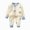 G873-Beige, variant on HFHAPW Little Girl Boys Pajamas Set Cute Graphic 2 Piece Toddler Clothes Kids Pjs Sleepwear