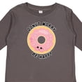 thumbnail image 4 of Inktastic Donut Worry Be Happy Pink Sprinkle Donut` Boys or Girls Long Sleeve Toddler T-Shirt, 4 of 5