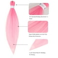 thumbnail image 6 of Djunllk Pre Stretched Braiding Hair - Long Braiding Hair Colorfast Lightweight Synthetic Hair for Braiding, Cosplay, DIY Festival & Party Looks, 26 inch, Pink & White, 6 of 9