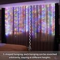 thumbnail image 3 of Innotech 300LED Multi color Fairy Curtain Lights, USB Plug in 8 Modes Christmas Fairy String Hanging Lights with Remote Controller for Bedroom, Indoor, Outdoor, Weddings, Party, Decorations, 3 of 6