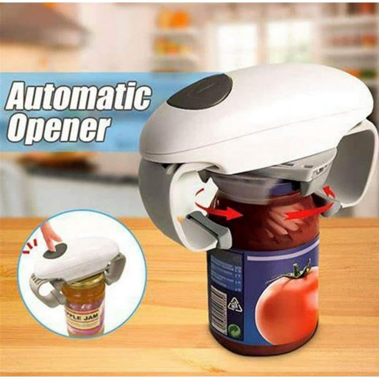 Electric Jar Opener, Kitchen Gadget Strong Tough Automatic Jar Opener For  New Sealed Jars,The Hands Free Jar Opener with Less Effort to Open