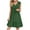 Green, variant on Womens Summer Dress Loose Sleeveless V Neck Mini Dresses Casual Flowy Boho Ruffle A Line Swing Sundress 2025