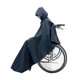 thumbnail image 1 of Poncho Impermeable para Silla de Ruedas, Capa de PVC Transpirable Impermeable con Capucha Capa Ligera para la Lluvia Silla de Ruedas para Adultos Unisex Azul Oscuro, 1 of 5