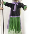 thumbnail image 6 of 5.5ft Halloween Witch Decoration, Flying Witch Halloween Decor, Halloween Animatronics Witch with Light Up Eyes and Sound Decoration for Halloween Indoor Outdoor Yard, 6 of 9
