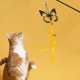 thumbnail image 5 of varita de juguetes para gatos,Cat Tassel Toy Juguetes interactivos Gatos de interior,Ejercicio de entrenamiento de reemplazo de cabeza de teaser de ,Kitty Playing Fun Butterfly Yuyangstore varita de juguetes para gatos, 5 of 8