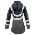 thumbnail image 2 of Women's Hi Vis Rain Jacket, Reflective, 300D Oxford, 2XL, SAFEGEAR, 2 of 6