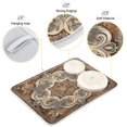 thumbnail image 3 of Iauyy Dish Drying Mat for Kitchen Counter, Super Absorbent & Hanging 16x18 / 18x24 Inch (S/M) Antique Stone Details, 3 of 8