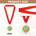 thumbnail image 2 of Uxcell Award Medal for Sports, Academic Events, and Employee Recognition with Customizable Blank Surface and Neck Ribbons Gold, 2 of 7