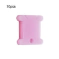 thumbnail image 4 of Toystoory Tablero de bobinado, bobinas de hilo dental, carrete de cable de larga duración, accesorios de tejer simplemente usados, suministros Artesanía Rosa 10 piezas, 4 of 6