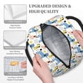 thumbnail image 3 of Yiaed Poodle Dog Print Lunch Bag Adult Insulated Lunch Box, Leakproof Cooler Food Lunch Containers Reusable High Capacity Lunch Tote Bags-One Size, 3 of 6