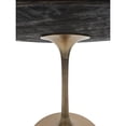 thumbnail image 5 of Alden Wood Top 40" Round Dining Table - Warm Black Top - Gold Base, 5 of 11