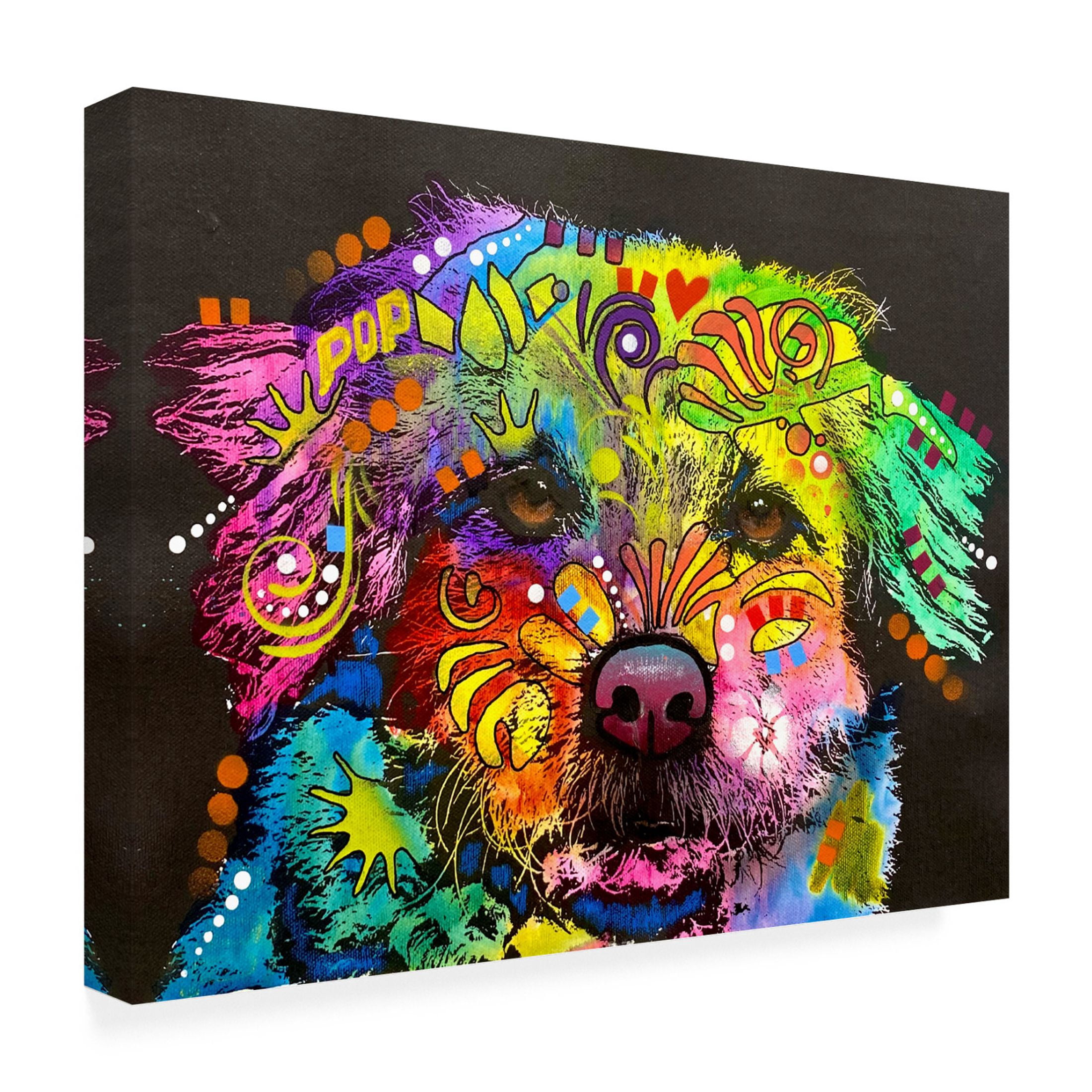 Canvas Wall Art - Dean Russo 'We Do Not Need No Stinkin Baths' Wall Art for Living Room, Bedroom, or Office Décor by Trademark Fine Art - 32 x 24 Inches