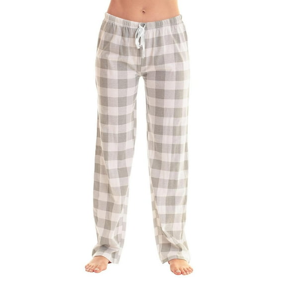 Womens Plaid Pajama Pants Soft Sleep Lounge Pj Christmas Cherecked Nightwear Fall Lightweight Sleepwear Bottoms