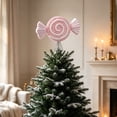 thumbnail image 6 of Beautynvta Christmas Candy Tree Topper, Plastic Lollipop with Spiral Base, Christmas Tree Topper for Party Decor, 6 of 6