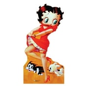 Advanced Graphics Lifesize Wall Decor Cardboard Standup Poster Betty Boop with Dog and Cat