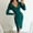 Green, variant on Gspmoly Women Dresses, Women'S Fashion V Neck Solid Color Long Sleeve Long Dress Slim Evening Dress Sundresses for Women Deals of The Day