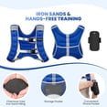 thumbnail image 3 of Chaleco pesado Fragraim de 10 kg con bolsa de rayas reflectantes, 3 of 7