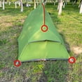 thumbnail image 3 of Carpa Para Camping Tienda de campaña ultraligera Tienda de campaña al aire libre a prueba de viento Impermeable Camping Senderismo Refugio Sywqhk Para Estrenar, 3 of 9
