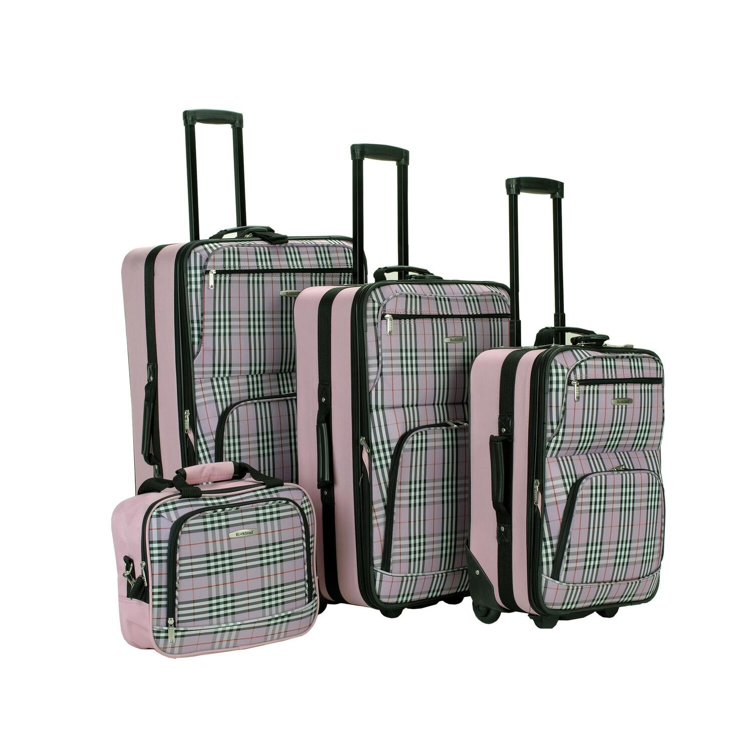 Rockland Luggage Melbourne 3 Piece Hardside Luggage Set - Walmart.com