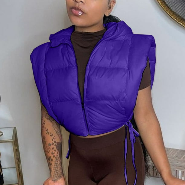 Sudadera con capucha y manga larga para mujer, con cuello de cremallera y abrigo