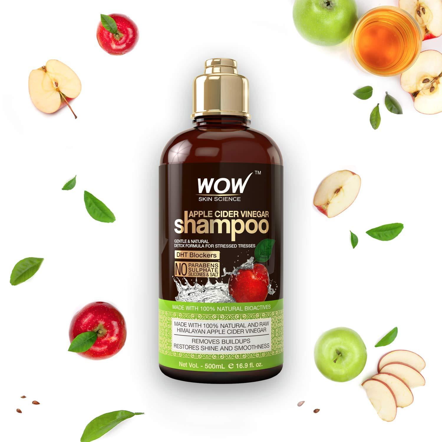 Wow Apple Cider Vinegar Shampoo Sulfate And Paraben Free For All
