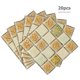 thumbnail image 2 of 20 piezas DIY impermeable autoadhesivo 3D pegatinas de pared calcomanía de azulejo de mosaico (4), 2 of 5