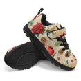 thumbnail image 2 of CHAQLIN Christmas Kids Sneakers Retro Art Bird Red Cardinal Shoes for Boys Girls 1 Lightweight Breathable Athletic Running Tennis Shoes with EVA Sole, 2 of 7