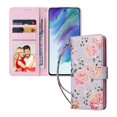 thumbnail image 1 of Compatible With Samsung Galaxy S21 5g Case Retro Gilded Flower Pu Leather Rfid Blocking Wallet Cover, 1 of 3