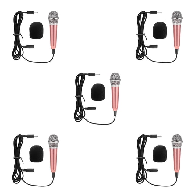 Seitruly Mini micrófono de audio portátil X3 Modelos de metal sin soporte y auriculares Type8 NO8