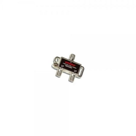 Cable Modem & MOCA Premium Coaxial 2-way Splitter ideal for Bidirectional RG-6 RG-59 Communications