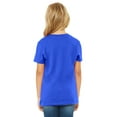 thumbnail image 4 of Daxton Youth Size Short Sleeve Tee Basic Tshirt Tops- Royal, X-Large, 4 of 6