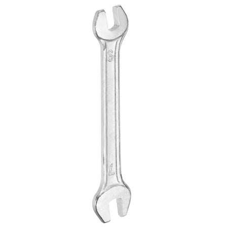 Uxcell Double Open End Wrench 6mm x 7mm Metric U-Shaped Spanner