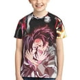 thumbnail image 6 of Demon Slayer Kimetsu No Yaiba Kids T-Shirt 3d Printed Graphic T-Shirts Boys And Girls Short Sleeve Shirts For Youth Kids X-Small, 6 of 6