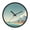 Flat Landscape, variant on Indoor 12' Voice-Activated Luminous Decoration Wall Clock With LED Night Light Italian Coastal Village