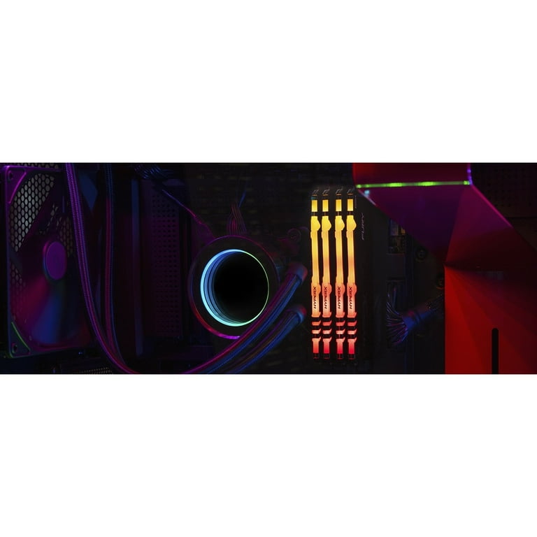 HyperX Fury 64GB 3200MHz DDR4 CL16 DIMM (Kit of 4)  RGB