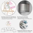 thumbnail image 5 of Designart 'Young Woman With Shopping Boxes In Paris' Shabby Chic Circle Metal Wall Art 36x36 - Disc of 36, 5 of 5