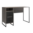 thumbnail image 1 of Bureau pour ordinateur à caisson simple Purdue d’Ameriwood Home, chêne gris, 1 of 9