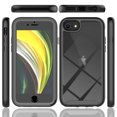 thumbnail image 6 of iPhone SE 2022 Case with Built in Screen Protector,Dteck Full-Body Shockproof Rubber Hybrid Protection Crystal Clear PC Back Protective Phone Case Cover for iPhone 7/8/SE 2020,Black, 6 of 6