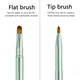 thumbnail image 3 of Pinceles de labios de doble punta, pinceles correctores, pinceles retráctiles para lápiz labial, sombra de ojos, base de maquillaje, brochas aplicadoras, 3 of 5