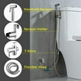 thumbnail image 3 of PHANCIR 2 Pack Handheld Bidet Sprayer for Toilet, Brushed Nickel Bidet Attachment for Feminine Wash, 3 of 8