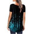 thumbnail image 3 of Patlollav Womens Plus Size Clearance,Women's Tops Summer Print Short Sleeve O-Neck Loose T-Shirts Blouse, 3 of 6