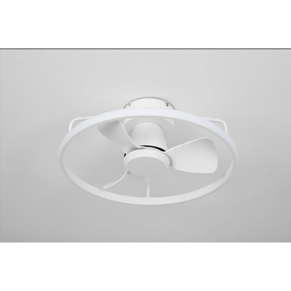 Ceiling Fans with Lights, 360° Rotating Ceiling Fan with Lights and Remote, 6 Wind Speeds Smart Flush Mount Ceiling Fan for Bedroom, Dining Room and Kitchen