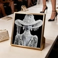 thumbnail image 5 of Elegant Lady Rhinestone Art Kit, Diy Diamond Painting With Numbered Canvas, for Home Wall Decor, G, 5 of 5